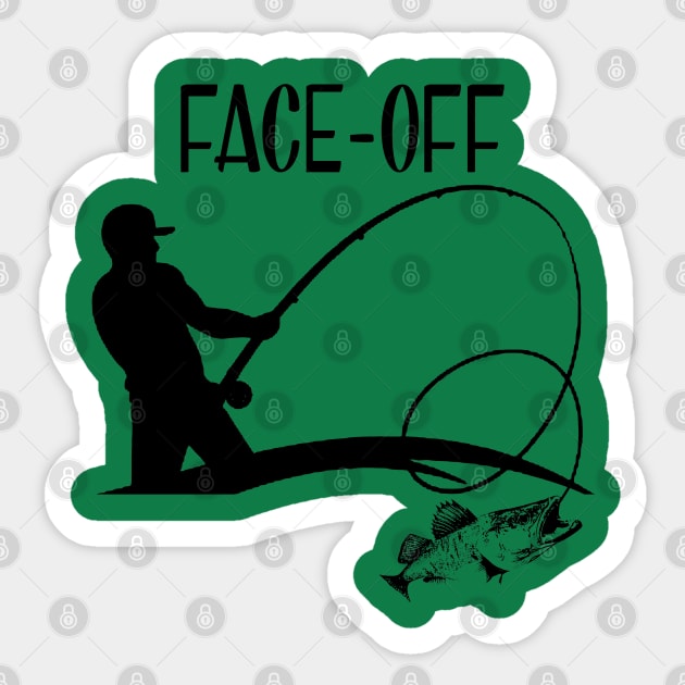 Walleye Face Off Sticker by Pastime Pros